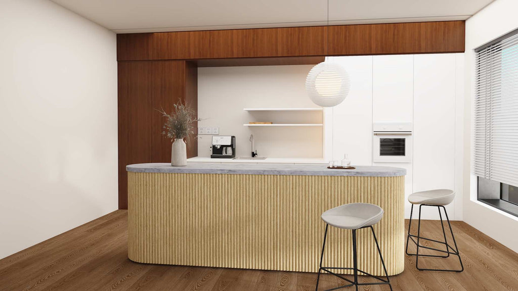 Vertiwood Light Oak Flexible Fluted