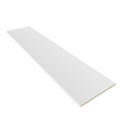 Vertiwood White PVC Ridge Fluted Flexible